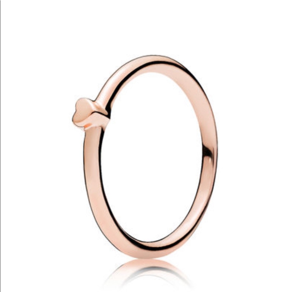Puzzle Heart Ring, PANDORA Rose
